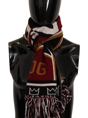 Dolce & Gabbana Elegant DG King Wool & Cashmere Scarf