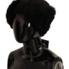 Dolce & Gabbana Elegant Black Cashmere Alpaca Fur Beanie - Image 2