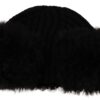Dolce & Gabbana Elegant Black Cashmere Alpaca Fur Beanie - Image 4