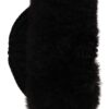 Dolce & Gabbana Elegant Black Cashmere Alpaca Fur Beanie - Image 5