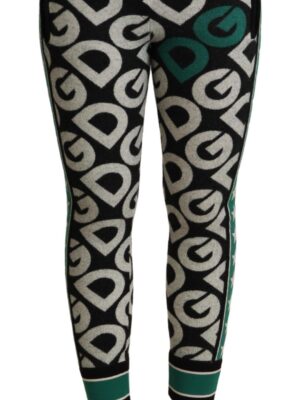 Dolce & Gabbana Engraved Wool Blend Sweatpants