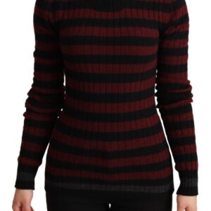 Dolce & Gabbana Chic Striped Wool-Cashmere Sweater