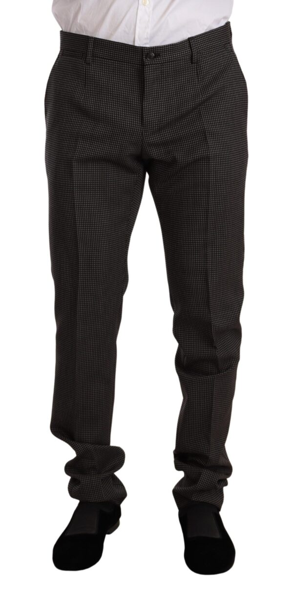 Dolce & Gabbana Elegant Gray Martini Woolen Suit Set - Image 8