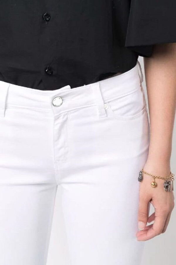 Love Moschino White Cotton Women's Jean - Image 3