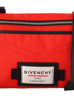 Givenchy Chic Red and Black Downtown Crossbody Bag