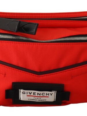 Givenchy Elegant Large Bum Belt Bag in Red and Black