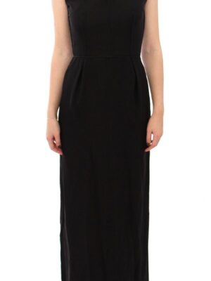 Dolce & Gabbana Elegant Silk Shortsleeved Evening Gown