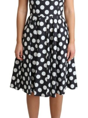 Dolce & Gabbana Polka Dot Sleeveless A-Line Dress