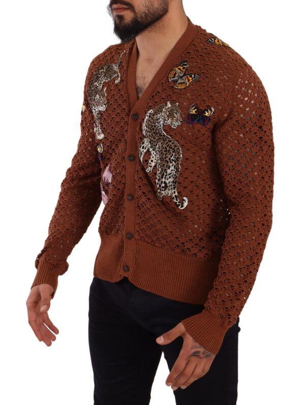 Dolce & Gabbana Refined Elegance Multicolor Embroidered Cardigan - Image 2