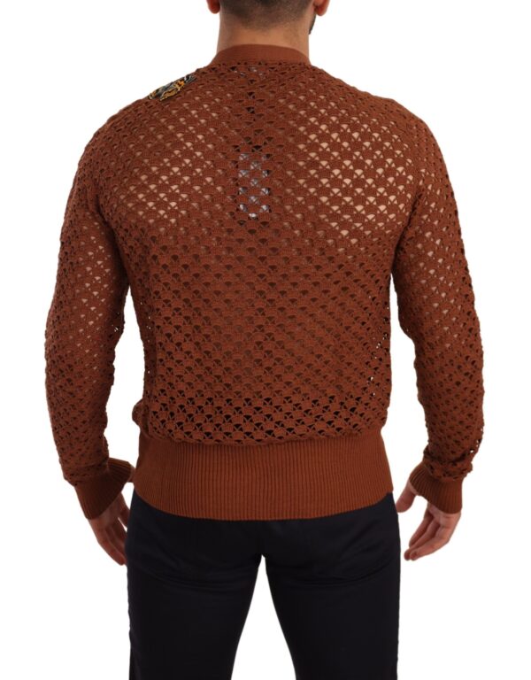 Dolce & Gabbana Refined Elegance Multicolor Embroidered Cardigan - Image 3