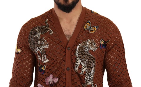 Dolce & Gabbana Refined Elegance Multicolor Embroidered Cardigan - Image 4