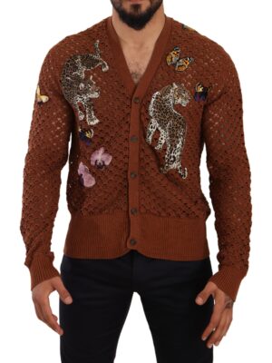 Dolce & Gabbana Refined Elegance Multicolor Embroidered Cardigan