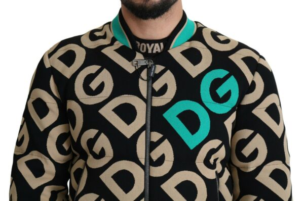 Dolce & Gabbana Iconic Printed Bomber Jacket – Exquisite Design - Image 4