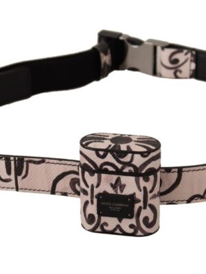 Dolce & Gabbana Chic Monochrome Leather Airpods Case
