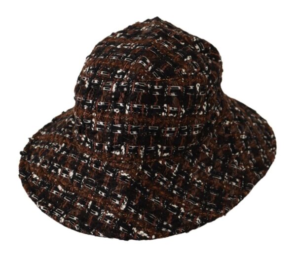 Dolce & Gabbana Elegant Woven Multicolor Bucket Hat - Image 3
