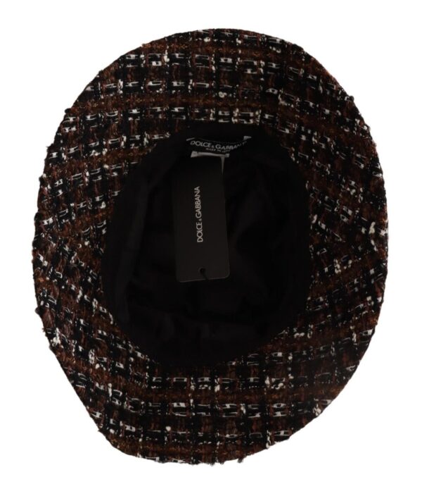 Dolce & Gabbana Elegant Woven Multicolor Bucket Hat - Image 6
