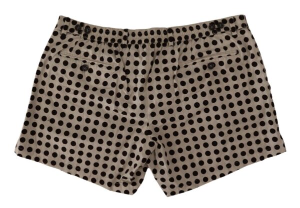 Dolce & Gabbana Elegant Polka Dot Cotton Shorts - Image 2