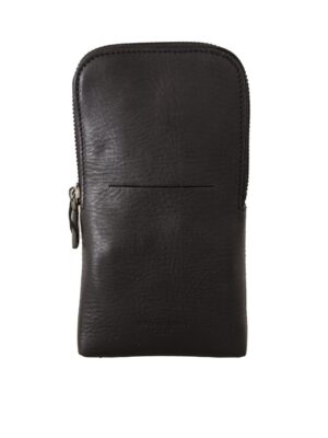 Dolce & Gabbana Elegant Black Leather Double-Strap Multi Kit