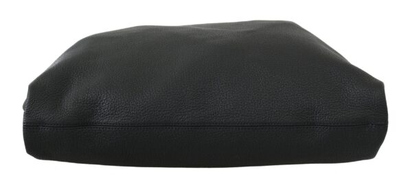 Dolce & Gabbana Elegant Black Leather Tote for Men - Image 3