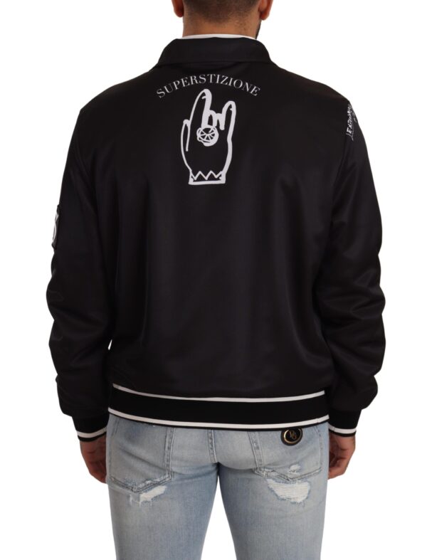Dolce & Gabbana Stunning Superstizione Zip Sweater - Image 2