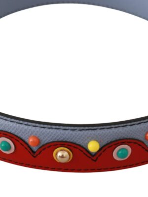 Dolce & Gabbana Elegant Multicolor Leather Shoulder Strap