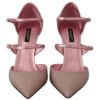 Dolce & Gabbana Pink Glitter High Heel Sandals - Image 3