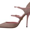 Dolce & Gabbana Pink Glitter High Heel Sandals - Image 5