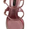 Dolce & Gabbana Pink Glitter High Heel Sandals - Image 7