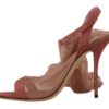 Dolce & Gabbana Elegant Pink Ankle Strap Heels Sandals - Image 4