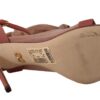 Dolce & Gabbana Elegant Pink Ankle Strap Heels Sandals - Image 6