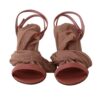 Dolce & Gabbana Elegant Pink Ankle Strap Heels Sandals - Image 7