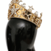 Dolce & Gabbana Regal Crystal Diadem Gold Tiara - Image 2