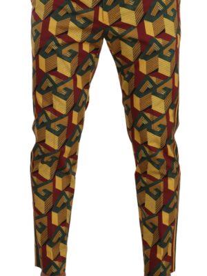Dolce & Gabbana Elegant Multicolor Tapered Pants for Men