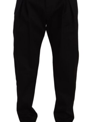 Dolce & Gabbana Elegant Slim-Fit Cotton Trousers