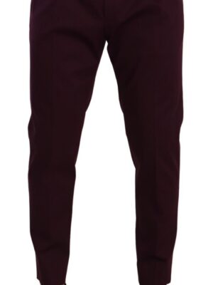 Dolce & Gabbana Elegant Purple Chinos for the Modern Man