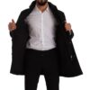 Dolce & Gabbana Elegant Black Parka Hooded Jacket - Image 7
