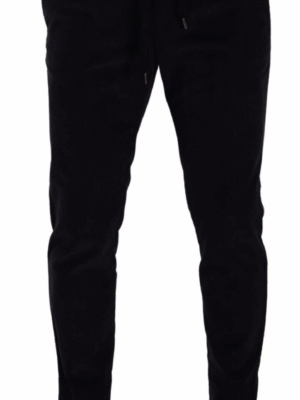 Dolce & Gabbana Slim Fit Luxe Corduroy Pants in Dark Blue