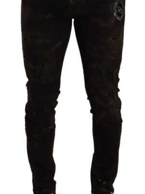 Dolce & Gabbana Svelte Distressed Denim Elegance