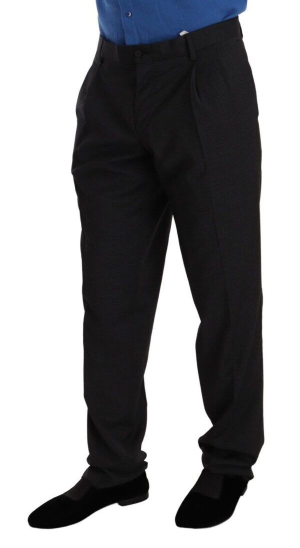 Dolce & Gabbana Elegant Gray Formal Men's Trousers - Image 3