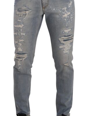Dolce & Gabbana Elegant Light Blue Straight Denim Jeans