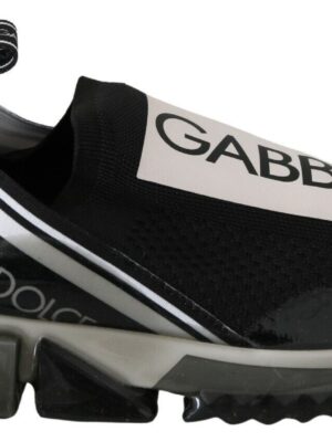 Dolce & Gabbana Dapper Black Casual Sport Sneakers