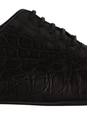 Dolce & Gabbana Elegant Exotic Leather Oxford Shoes