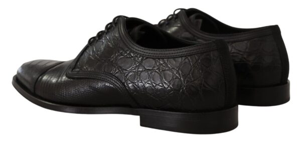 Dolce & Gabbana Exotic Leather Formal Lace-Up Shoes - Image 4