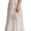 Dolce & Gabbana Elegant White A-Line Tiered Maxi Dress - Image 2