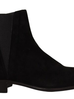 Dolce & Gabbana Elegant Suede Leather Chelsea Boots
