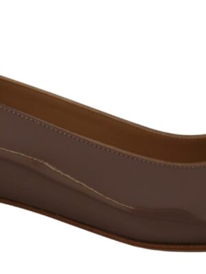 Salvatore Ferragamo Elegant Caraway Brown Pumps with Vara Bow