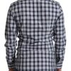 Dolce & Gabbana Elegant Blue & White Checkered Slim Fit Dress Shirt - Image 3