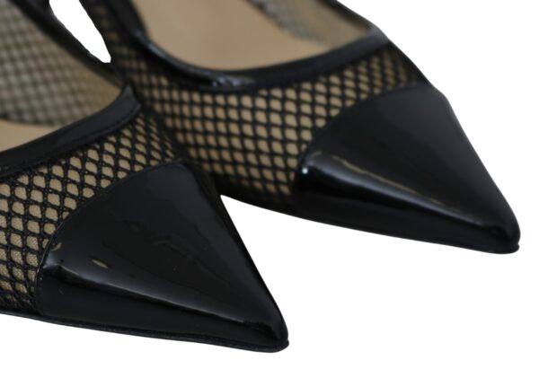 Jimmy Choo Chic Patent Mesh Pointed Pumps - Image 3