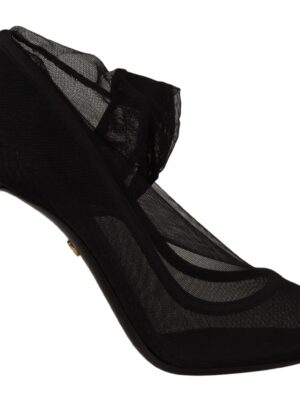 Dolce & Gabbana Elegant Black Stretch Socks Boots