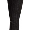 Dolce & Gabbana Elegant High-Waisted Striped Tapered Pants - Image 3